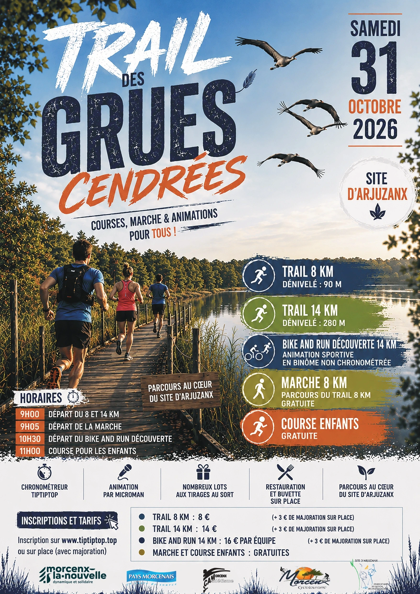 Trail des grues cendrées
