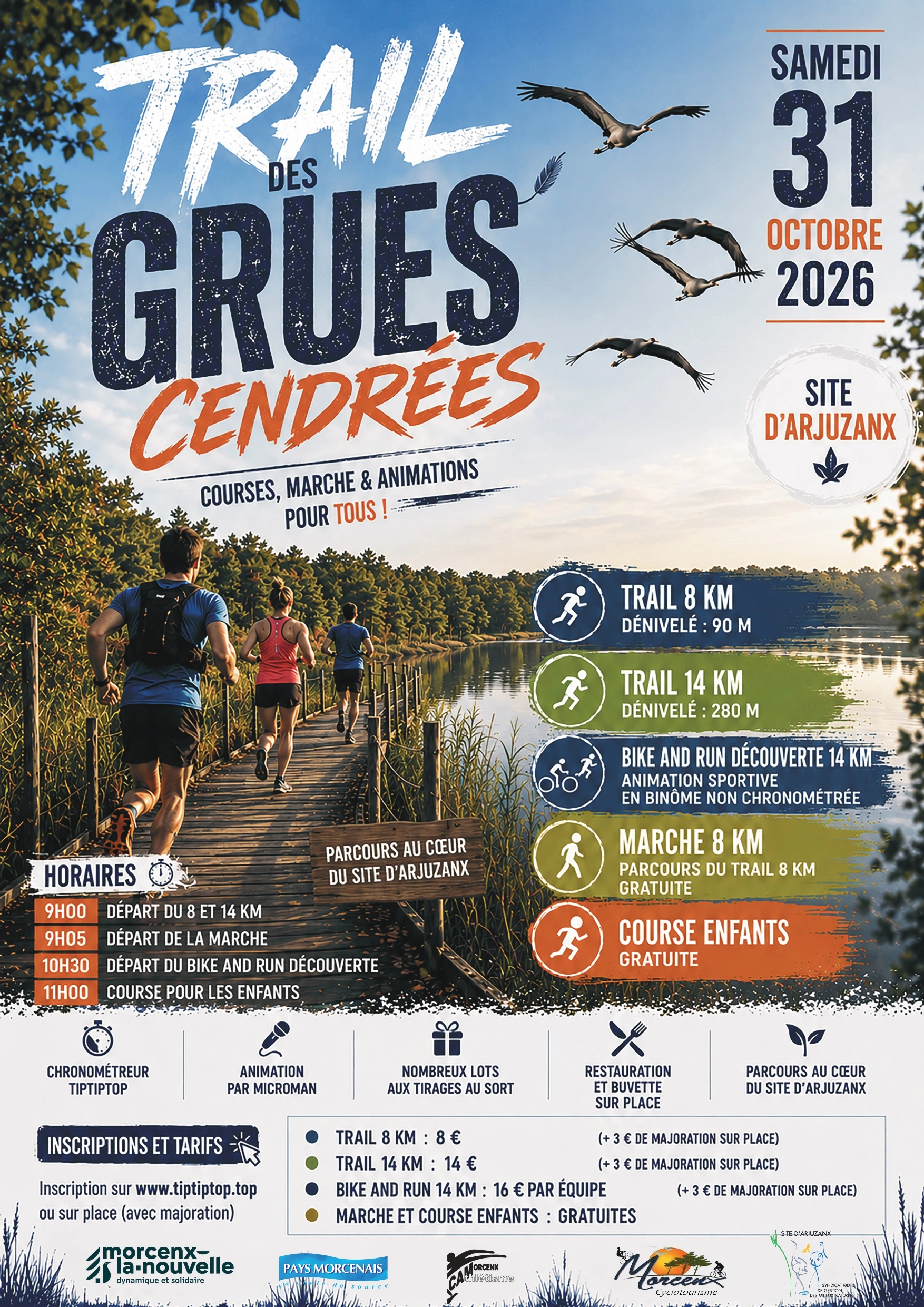 Trail des grues cendrées