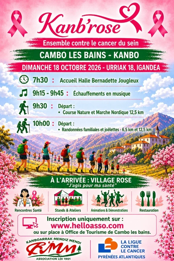 Kanb'rose - Ensemble contre le cancer du sein