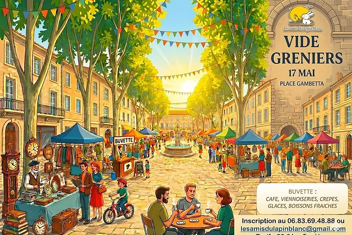 Vide grenier des amis du lapin blanc