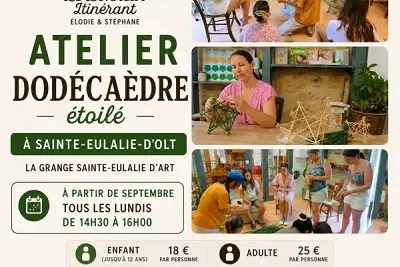 Atelier Vannerie : Dodécaèdres étoilés