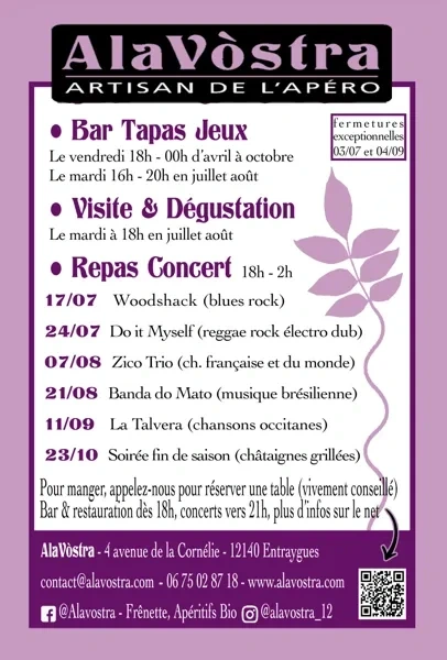 Concert repas "La Talvera"
