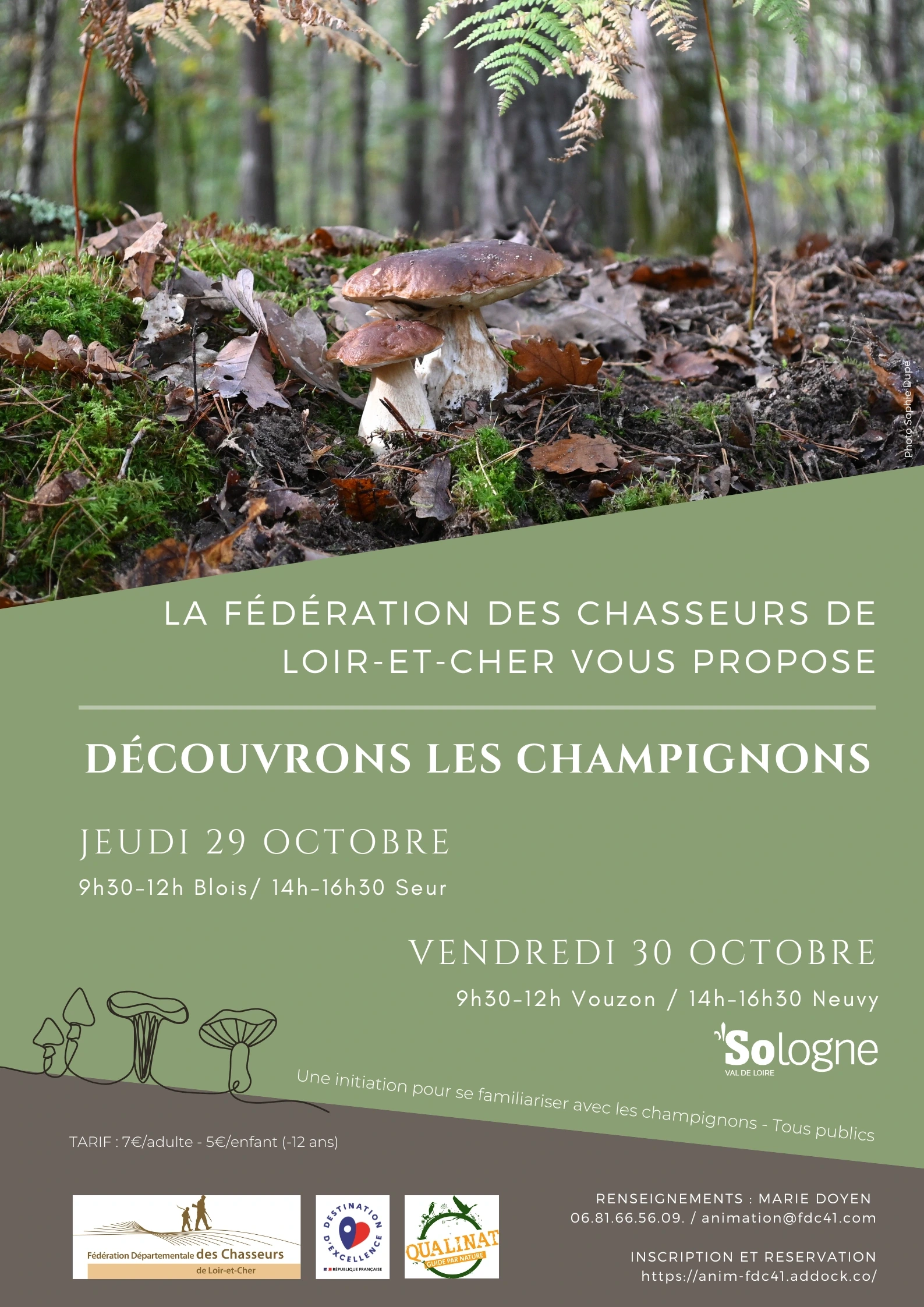 Instants Nature - Découvrons les champignons à Vouzon