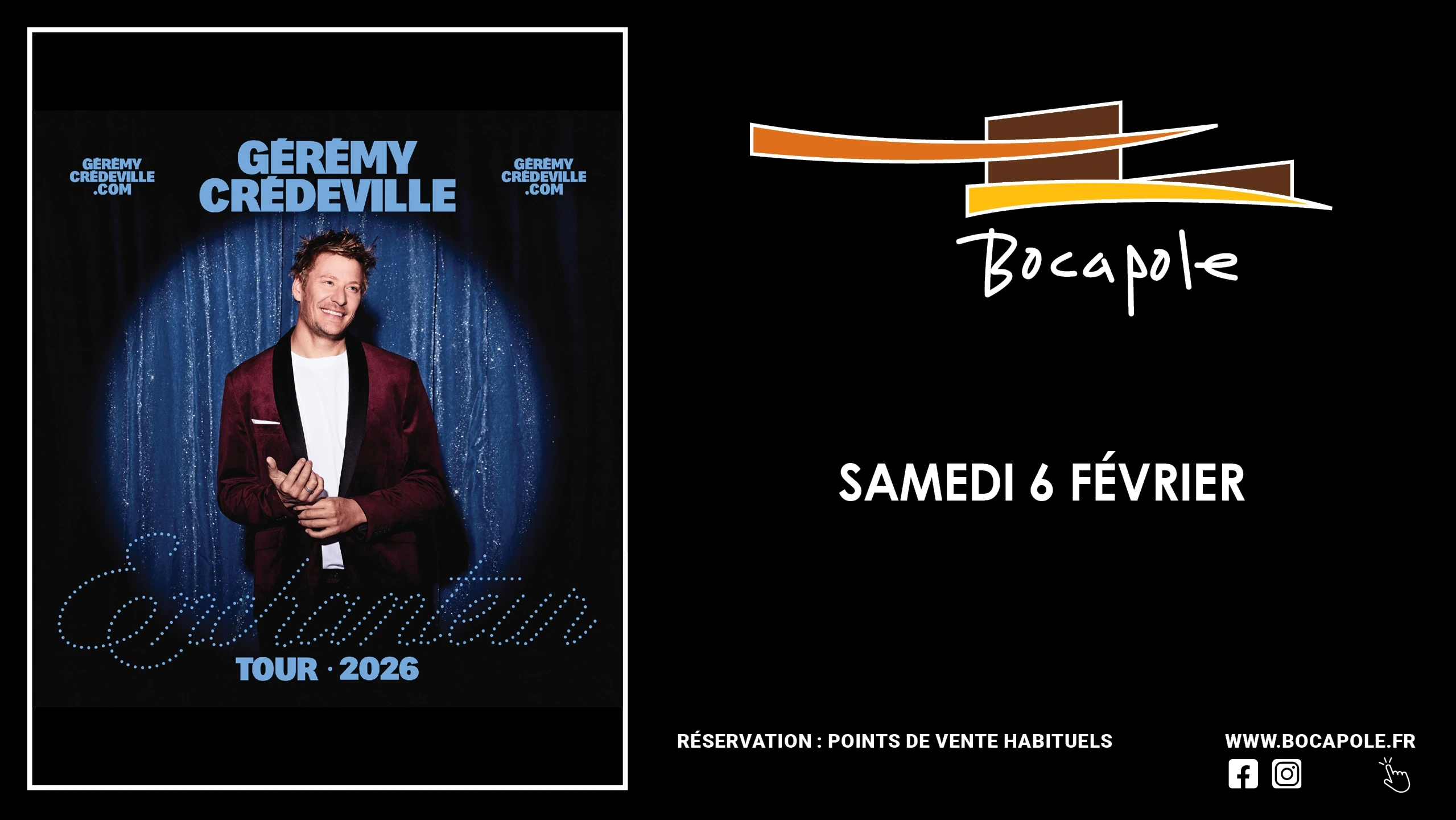 Spectacle - Gérémy Crédeville