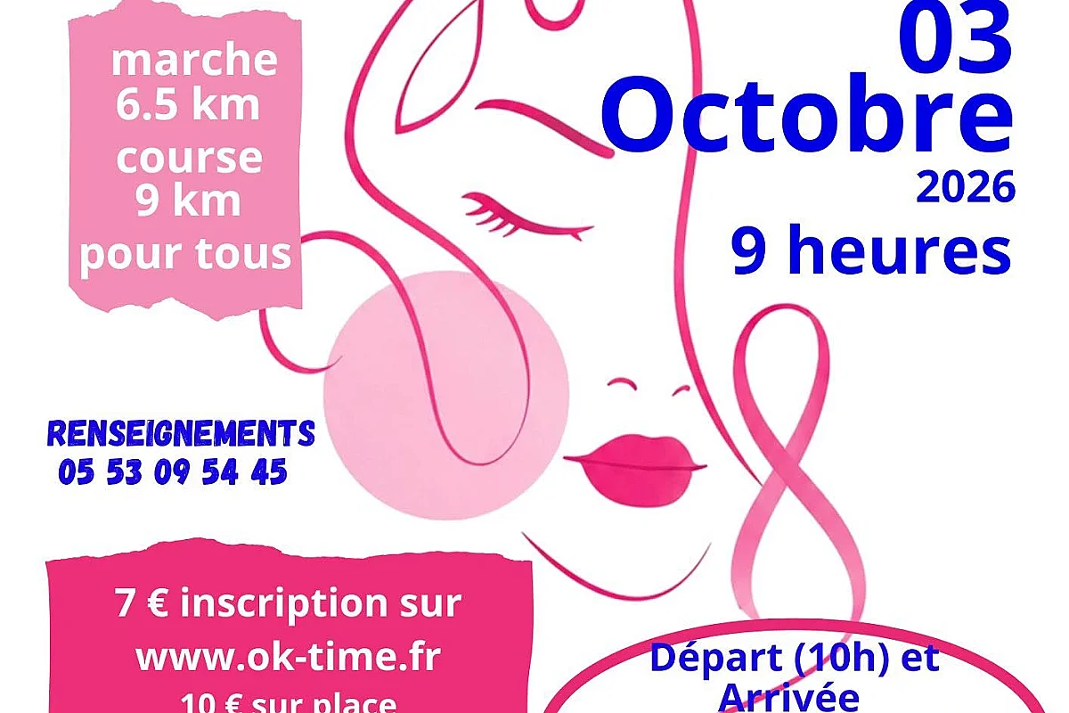 Les Foulées Roses de Périgueux