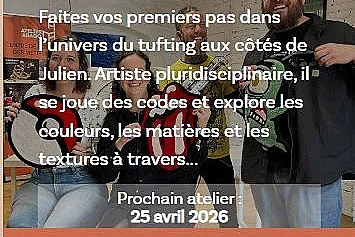 ATELIER INITIATION AU TUFTING RÉALISEZ VOTRE TAPIS