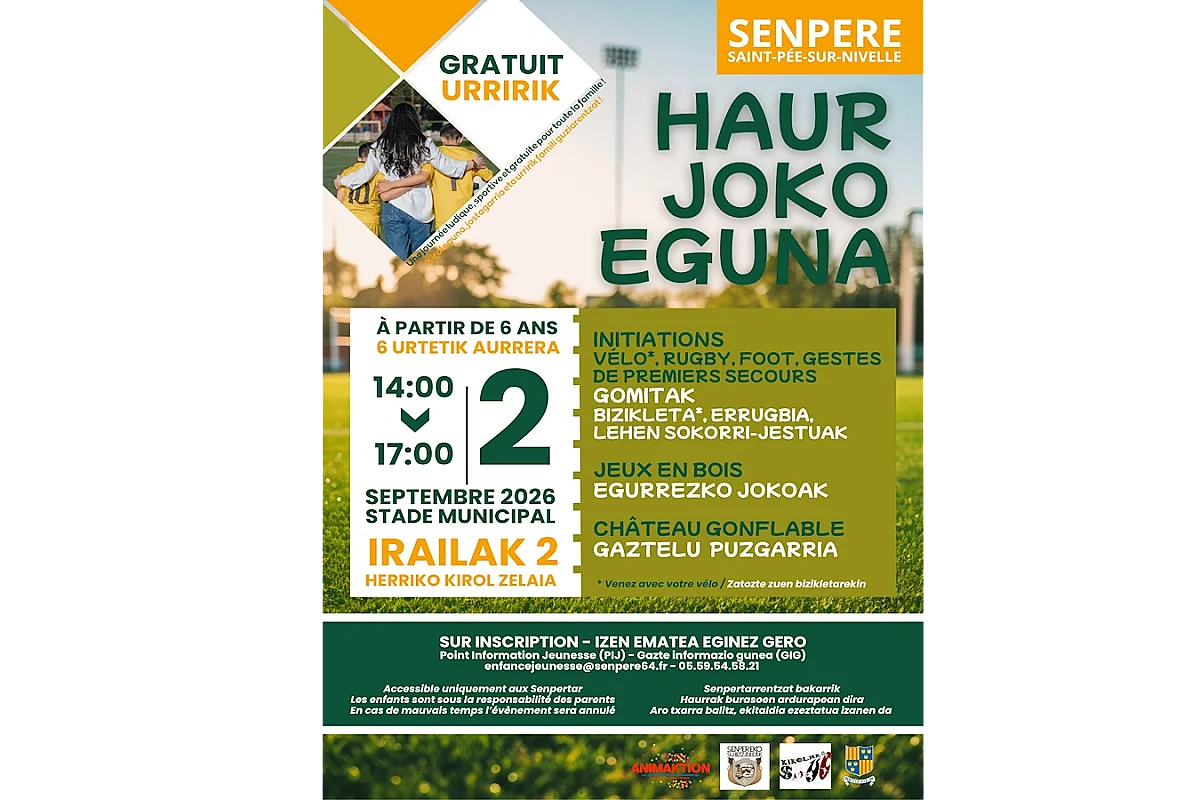 Haur Joko Eguna - Initiation sportive SPUC