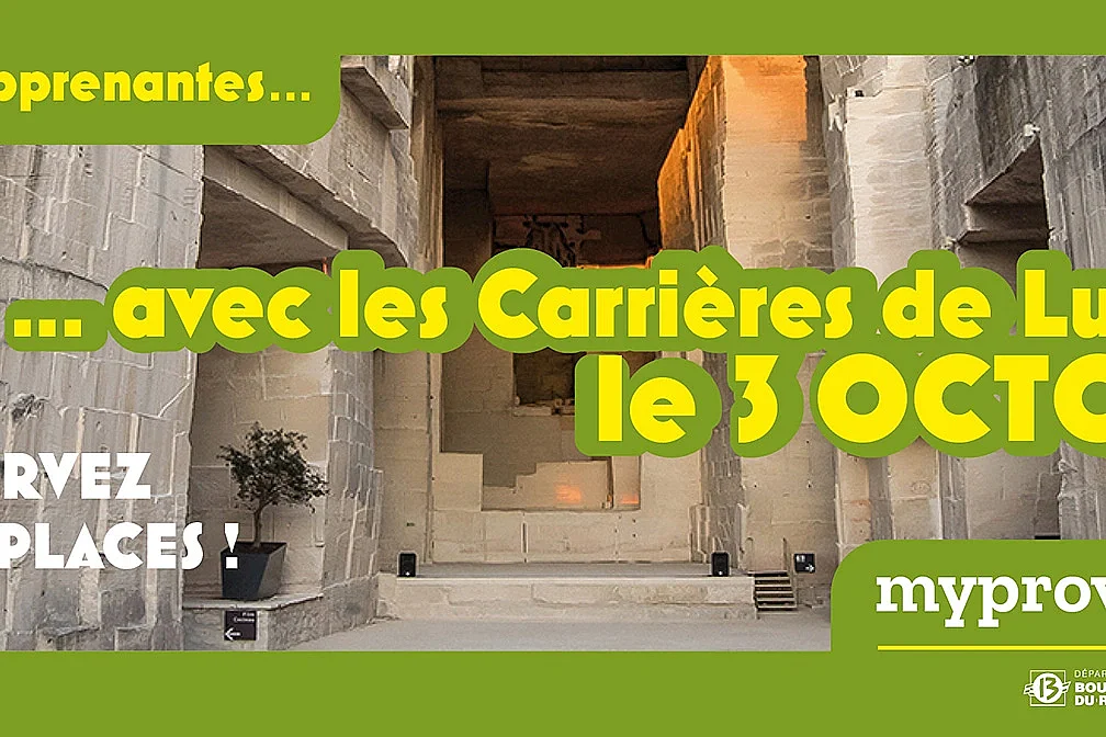 Balade apprenante culturelle aux Carrières des Lumières