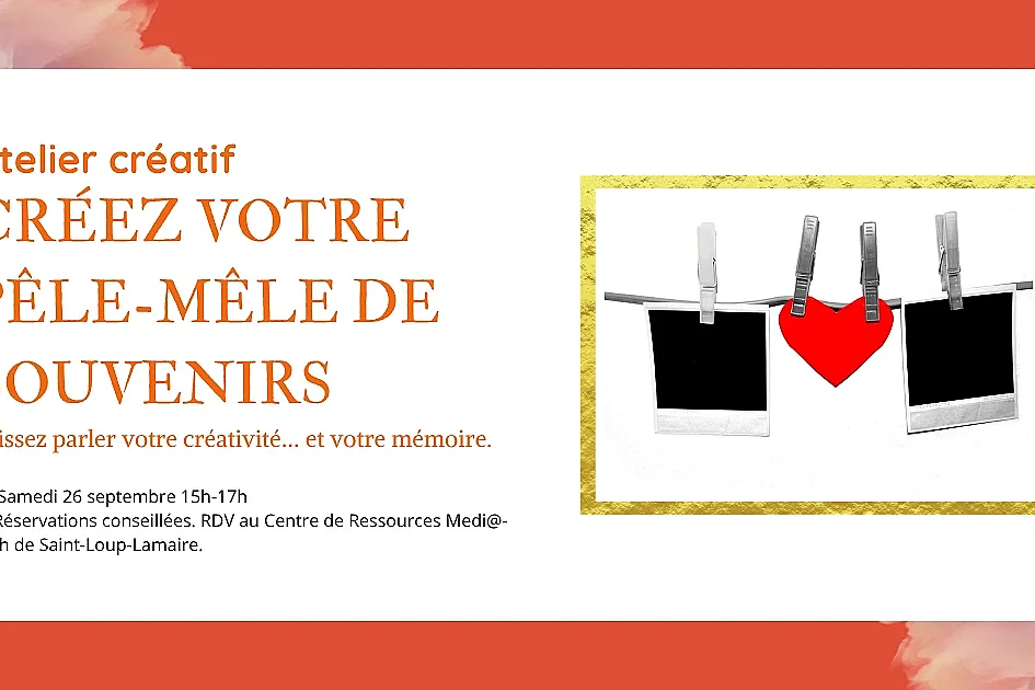 Atelier créatif : pêle-mêle de souvenirs