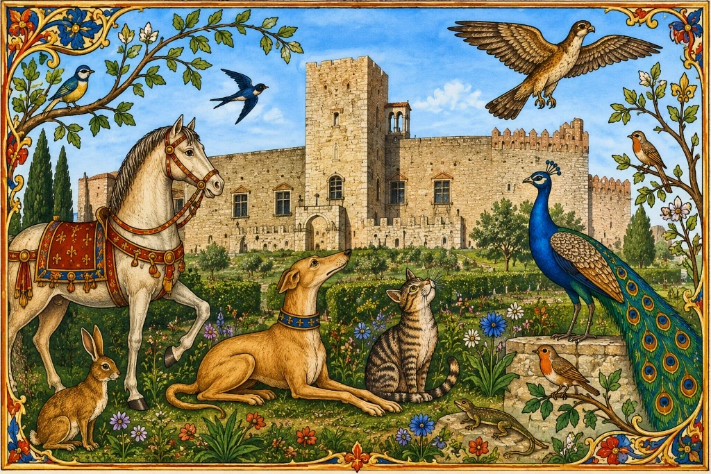 BÊTES DE PALAIS - PALAIS DES ROIS DE MAJORQUE