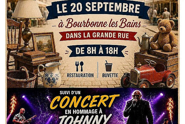 Vide grenier par Bourbonne'Éco.
