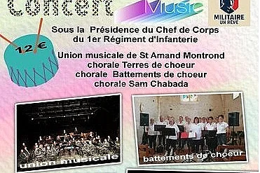 Concert organisé par le 1er R.I.