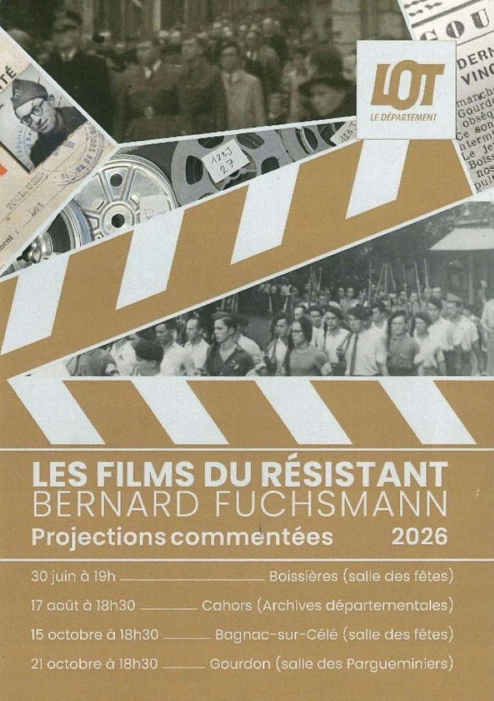 Projection : Les films du résistant Bernard Fuchsmann à Bagnac-sur-Célé