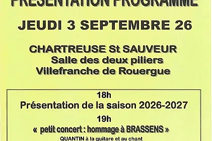 Présentation du programme de l'USP et concert