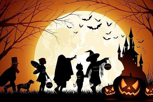 Marche nocturne d'halloween au pays de Salm