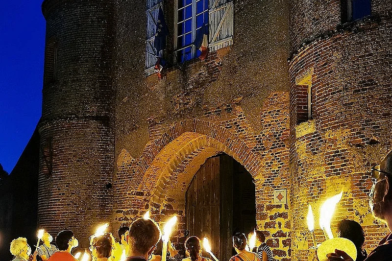 Visite aux flambeaux à la Commanderie templière d'Arville