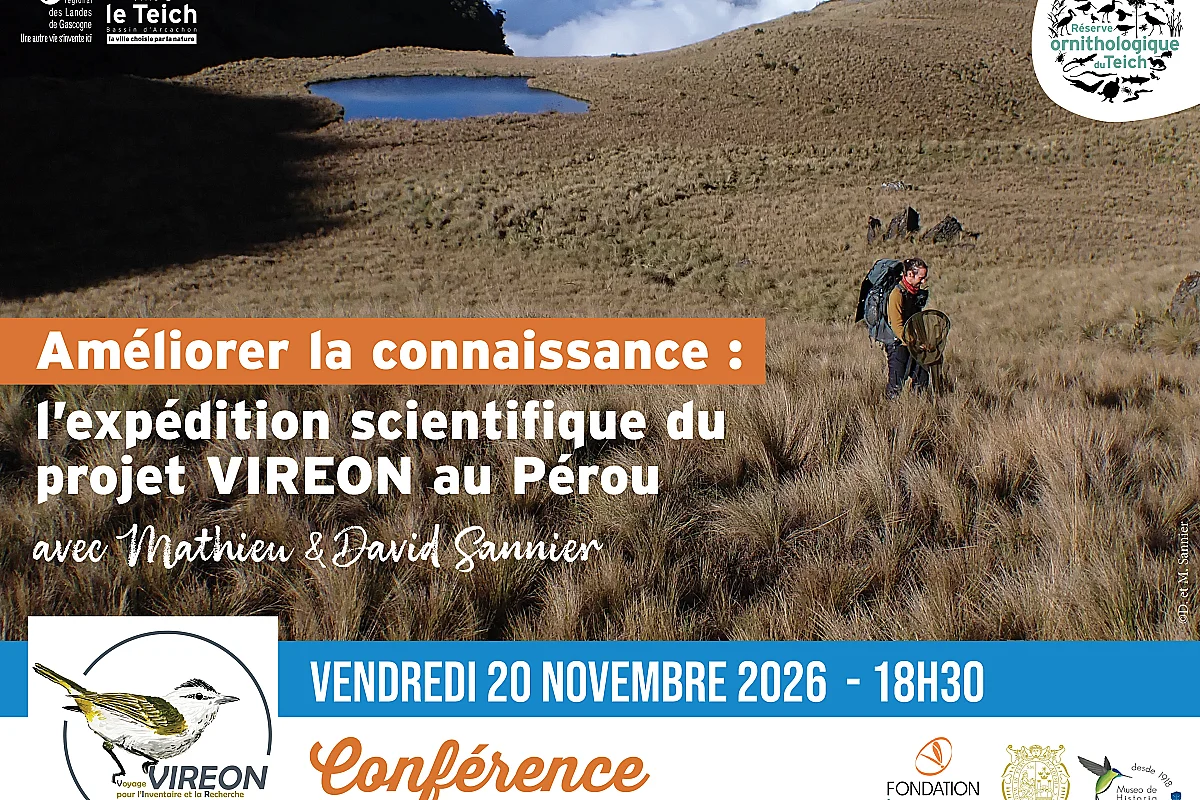 Conférence : l’expédition scientifique du projet VIREON au Pérou