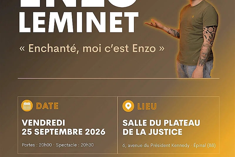 Stand-Up - 'Enchanté, moi c'est Enzo' - Enzo Leminet