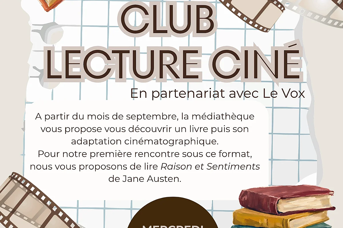 Club Ciné-Lecture en partenariat avec Le Vox