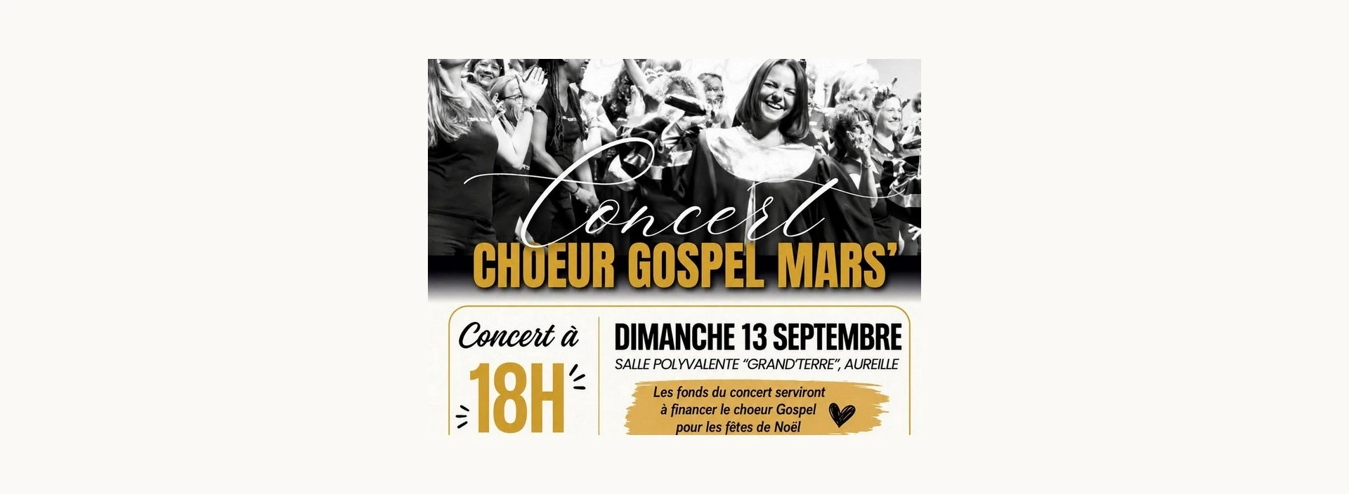 Concert : Choeur Gospel Mars'