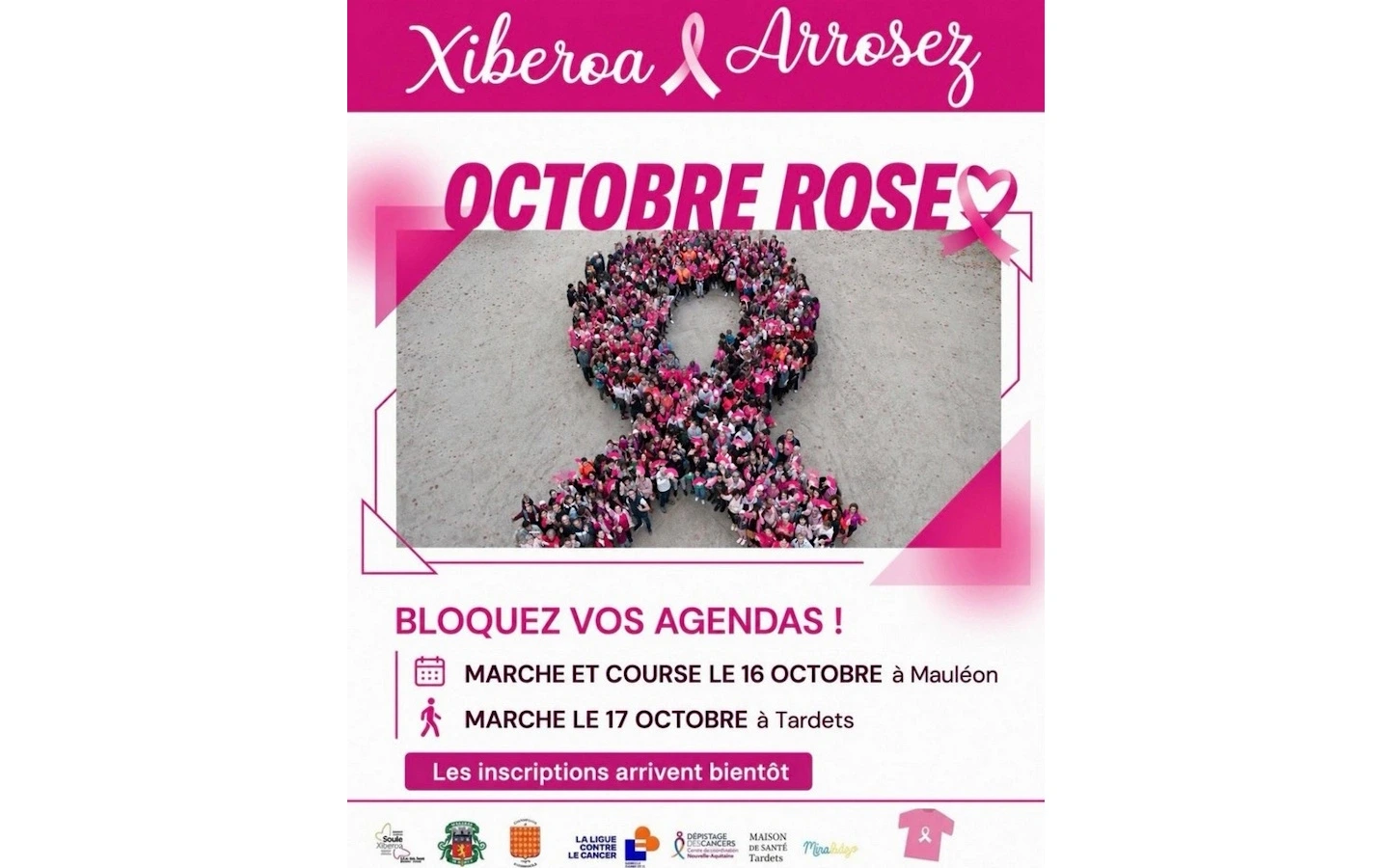 Octobre rose : marche au profit de la lutte contre le cancer du sein