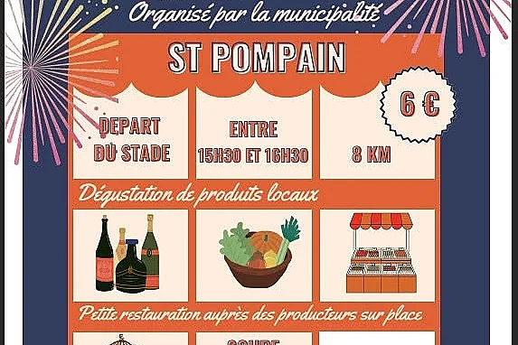 Apéro marche et feu d'artifice