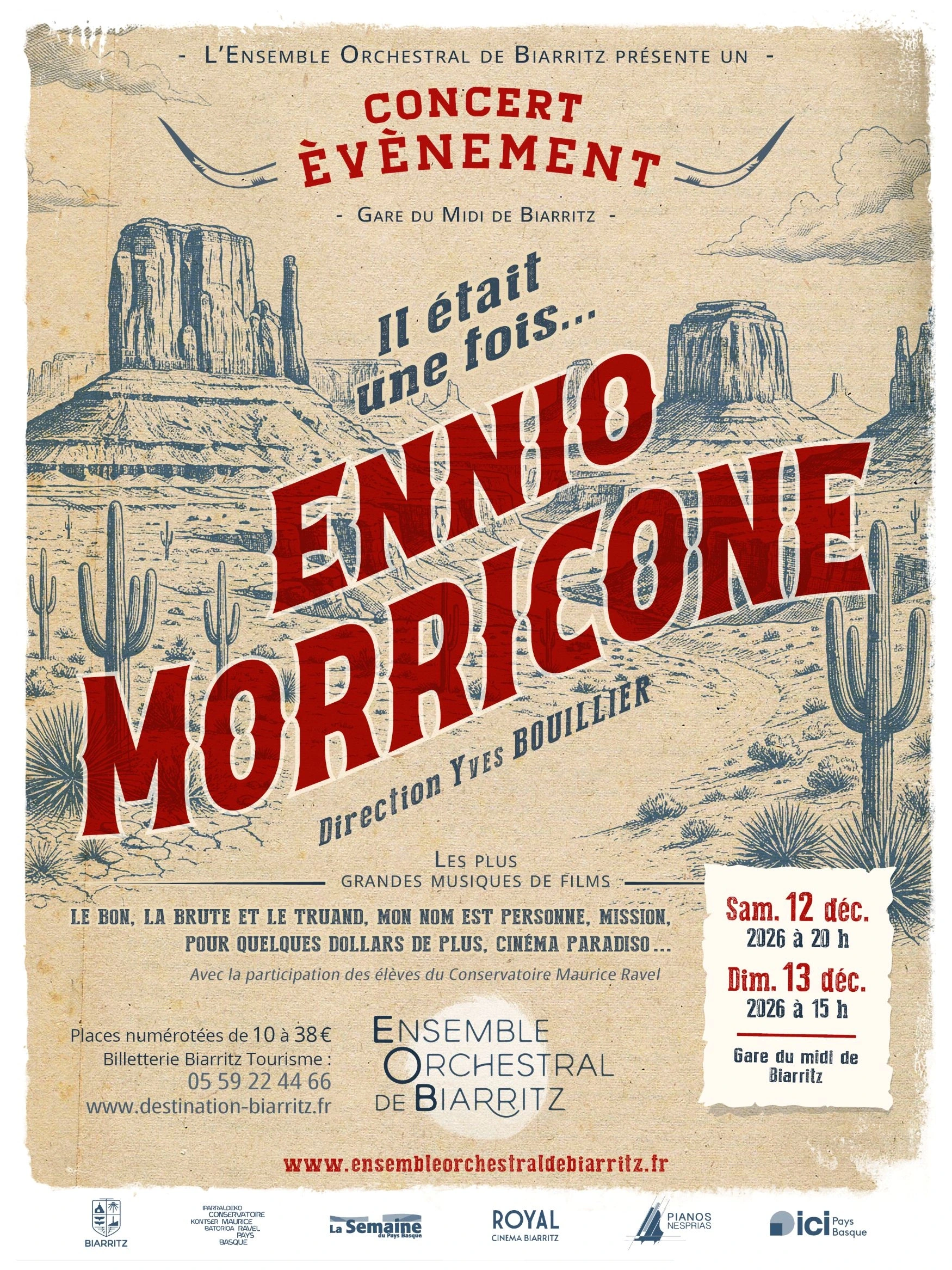 Ensemble Orchestral de Biarritz - Concert "Il était une fois... Ennio Morricone"