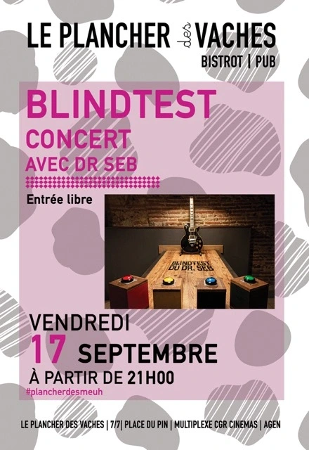 Blind test concert avec DR Seb