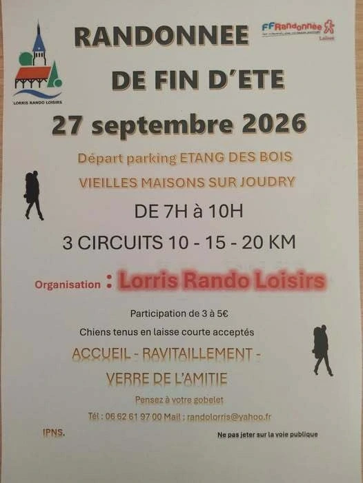 Randonnée de fin d'été