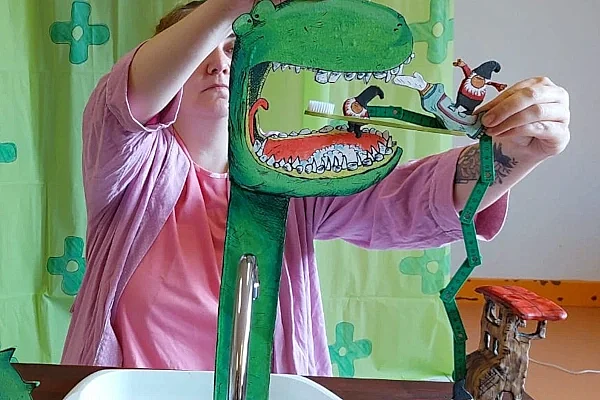 Marionnettes : "Même les monstres se lavent les dents" de la compagnie Héliotrope Théâtre