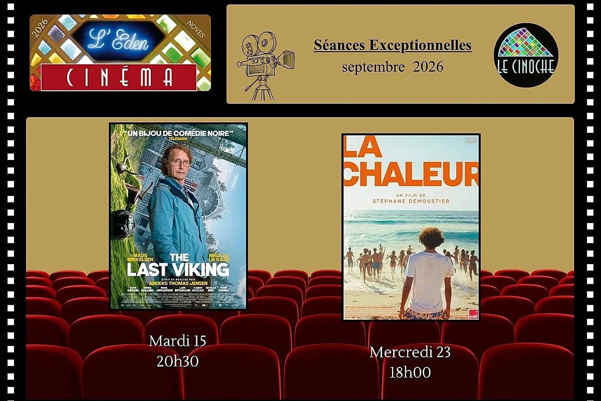 Programme Cinéma de L'Eden