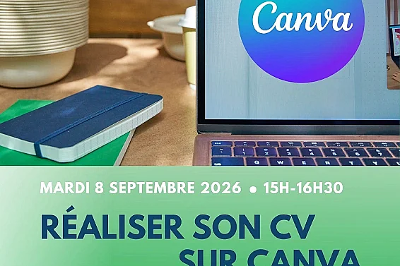 Atelier numérique : Réaliser son CV sur Canva