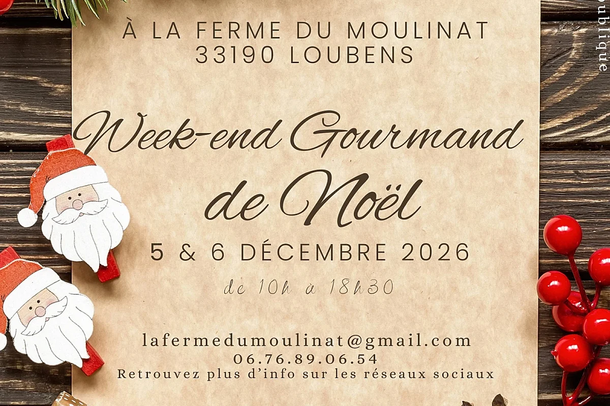Week-end Gourmand de Noël de la ferme du Moulinat