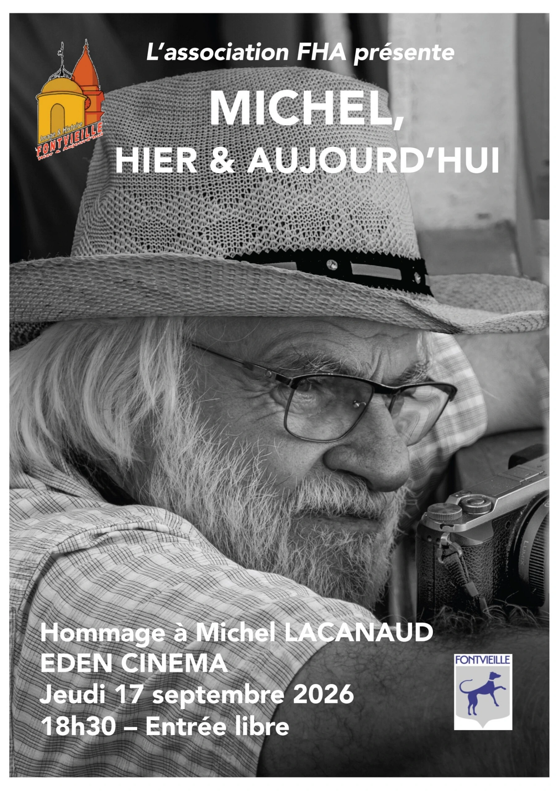 "Hommage à Michel Lacanaud" organisé par l'association FHA à l'Eden cinéma