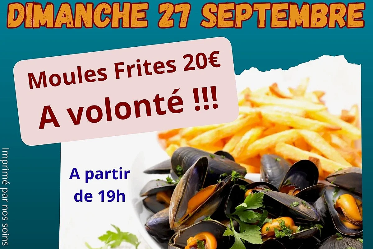 MOULES FRITES A VOLONTE