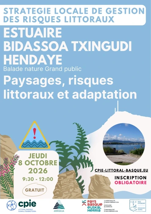 Paysages, risques littoraux et adaptation - Estuaire de la Bidassoa