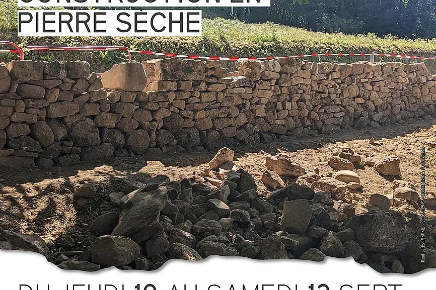 Chantier école de construction en pierre sèche - Initiation à la journée