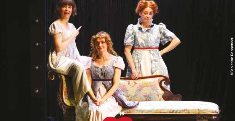 Théâtre : "Orgueil et préjugés... ou presque" d'Isobel Mc Arthur