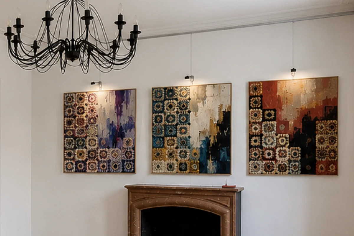 EXPOSITION "AU FIL DES OEUVRES" - UNE EXPOSITION DE CREATIONS COLLABORATIVES - CHEZ ARABESQUE