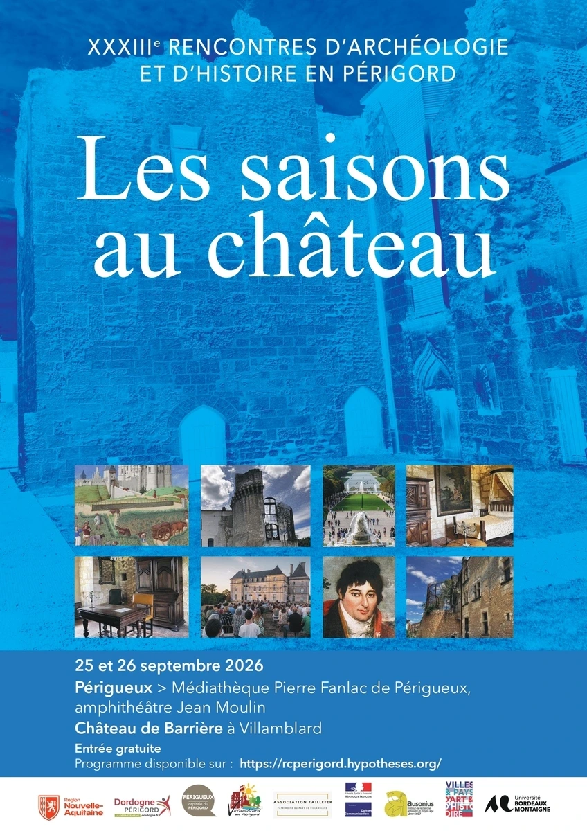 XXXIIIe rencontres d'archéologie et d'histoire en Périgord