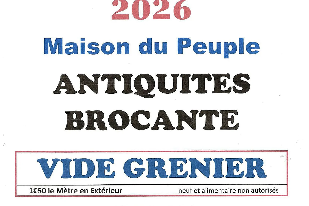 Brocante - vide-grenier de l'amicale des donneurs de sang