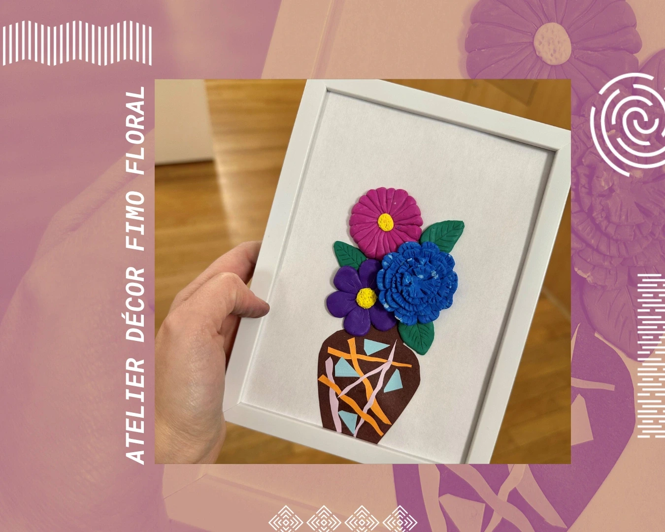 Cité de l'accordéon et des patrimoines : Atelier : Bouquets à modelés