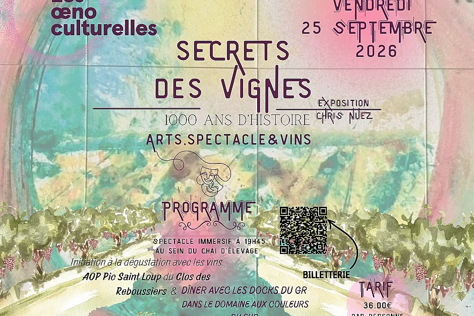Le secret des vignes - Les Oenoculturelles 2026