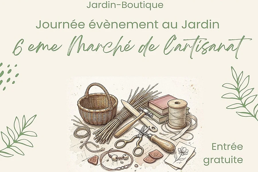 6e Marché de l'artisanat au Jardin du Cassel