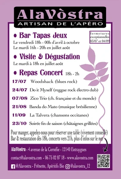 Soirée fin de saison chez Alavostra