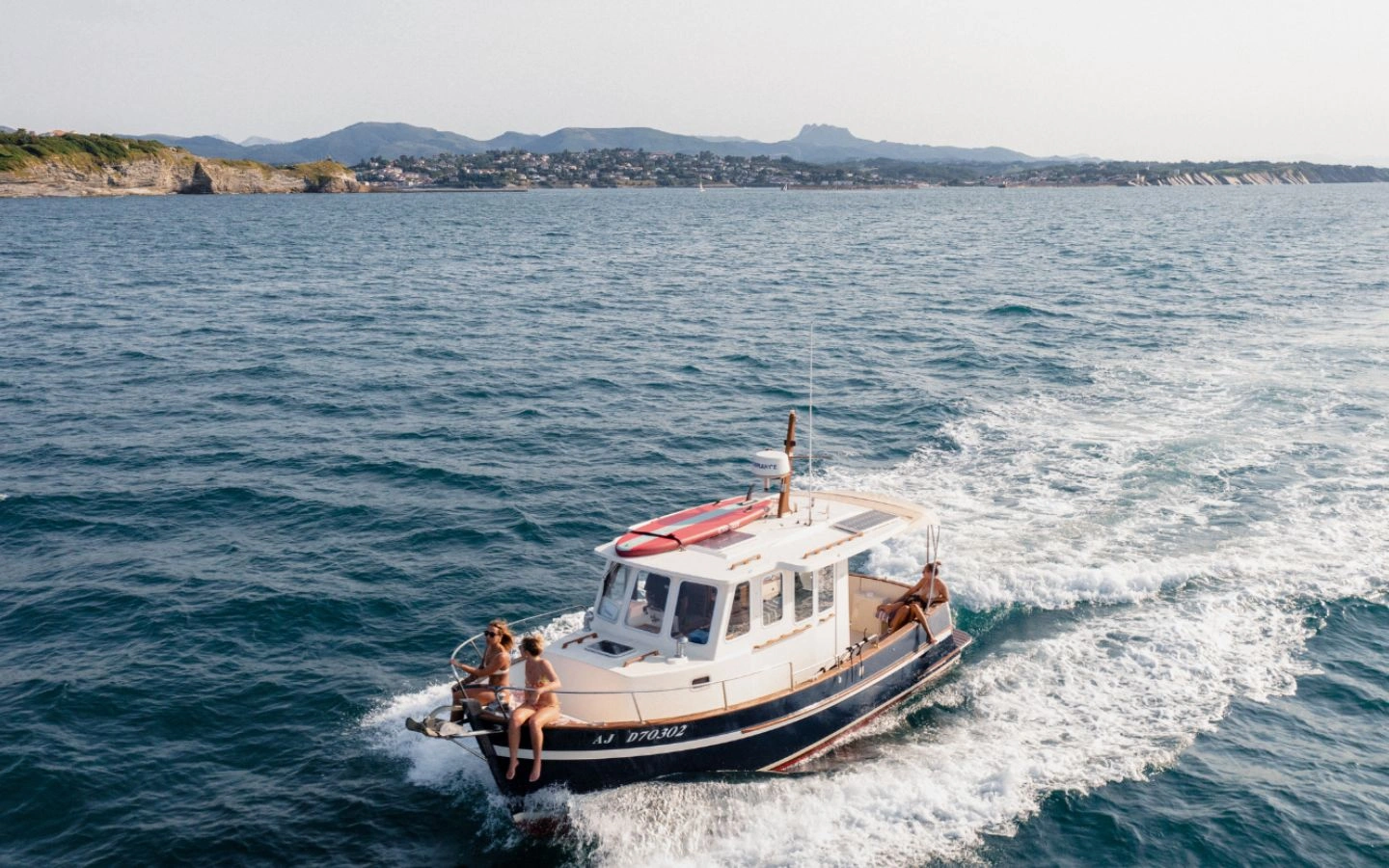 Excursion bateau de Bayonne à Biarritz avec Baiona Marine