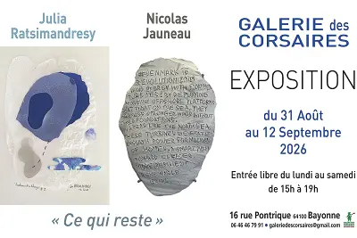 « Ce qui reste » Julia Ratsimandresy et Nicolas Jauneau