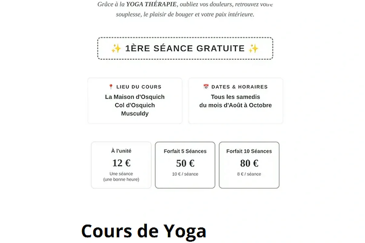 Yoga thérapie