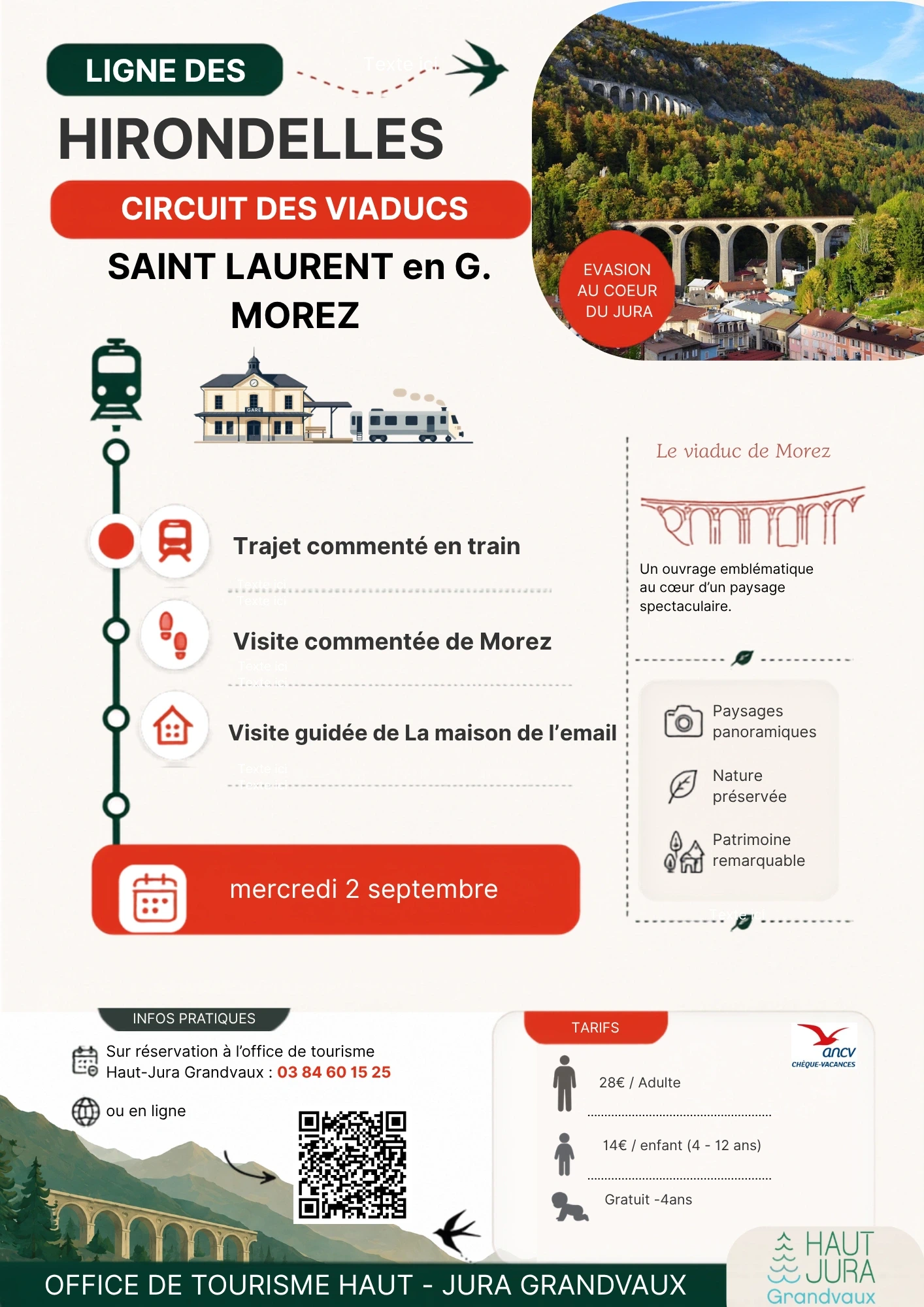 Excursion sur la Ligne des Hirondelles : "circuit des viaducs"