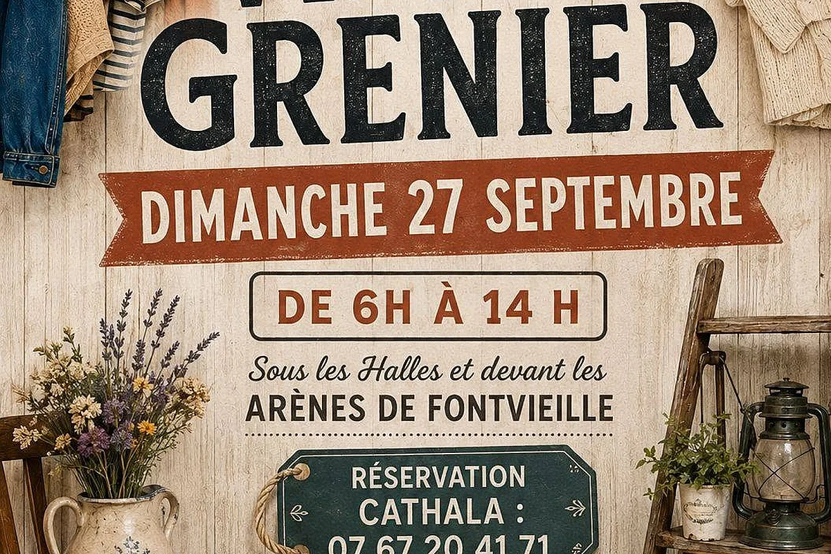 Vide Grenier à Fontvieille